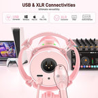 MAONO XLR/USB Dynamic Microphone Kit, RGB Gaming Mic - Image 2