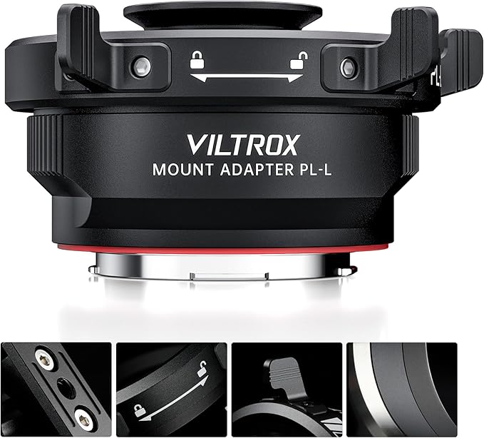 VILTROX PL-L Lens Adapter, Lens Converter Ring Camera Lens Mount Adapter Ring by ViltroxOfficial