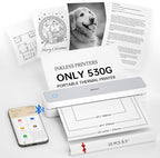 iDPRT Portable Thermal Printer, 203DPI Wireless Bluetooth Small Printers by iDPRT