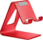 Desk Cell Phone Stand, Phone Holder, Aluminum Mobile Phone Cradle Dock by Aoviho