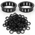 50PCS 1" Black Cable Snap Bushing Grommet, Snap in Cord Bushing Protect Cables by Unknown