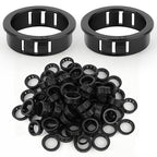 50PCS 1" Black Cable Snap Bushing Grommet, Snap in Cord Bushing Protect Cables by Unknown