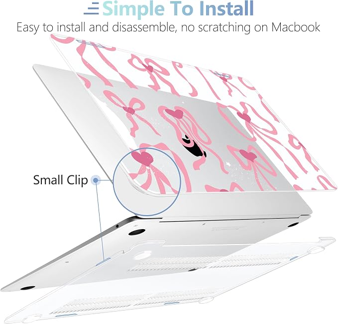 MEEgoodo for MacBook Air 13 inch Case 2021 2020 2019 2018 Released A2337 M1 - Image 4