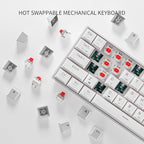 Newmen GM610 60% Wireless Mechanical Gaming Keyboard, Wired/Bluetooth/2.4G - Image 4
