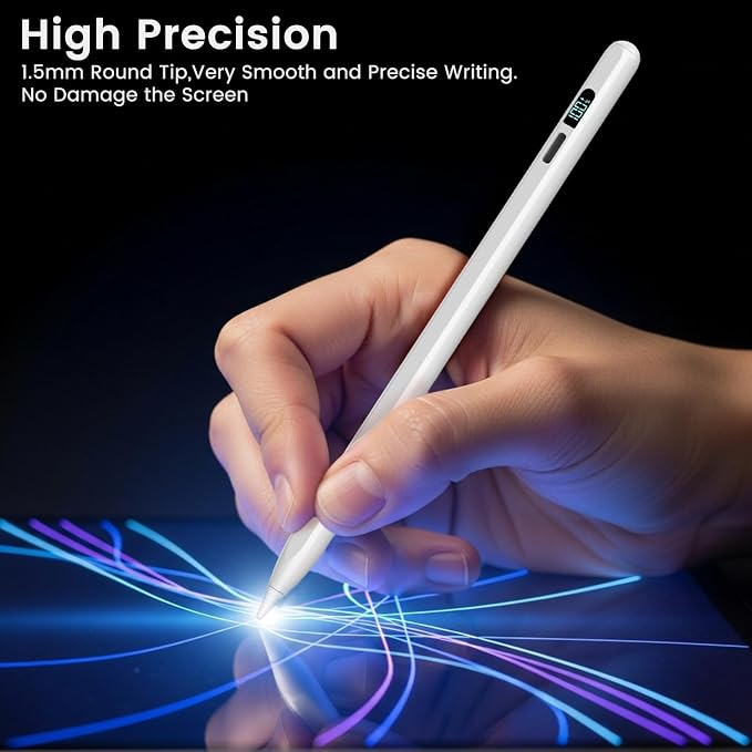 Stylus Pen for iPad M3/M4/9/10th Generation, LED Display Fast Charge Pencil - Image 6