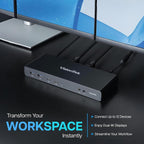 VisionTek VT4500 12in1 Docking Station Dual Monitor 4K – x2 HDMI, x2 DisplayPort - Image 7