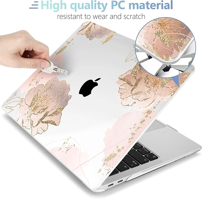 MEEgoodo for MacBook Air 13.3 inch Case 2021 2020 2019 2018 A2337 M1 A2179 A1932 - Image 3