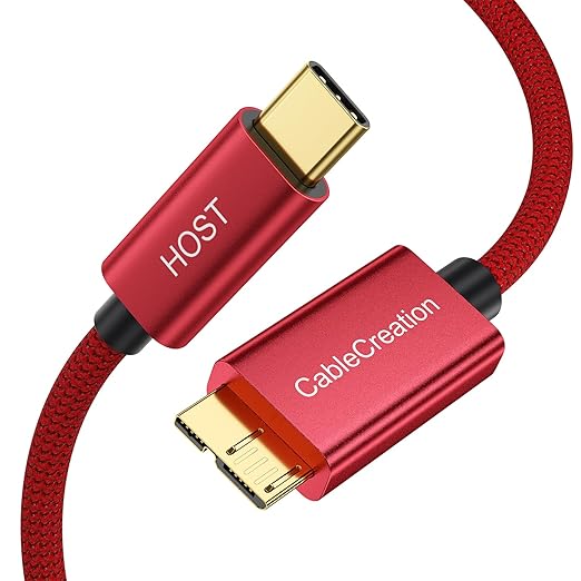 CableCreation 1FT USB C to Micro B Cable, 10Gbps Speed External Hard Drive by CableCreation
