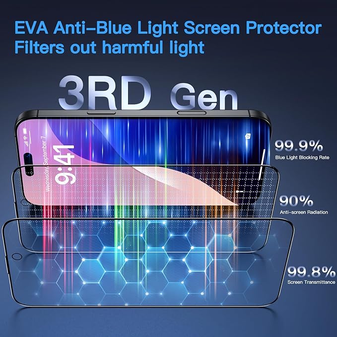 Uyiton Compatible with iPhone 16 Screen Protector - Image 2