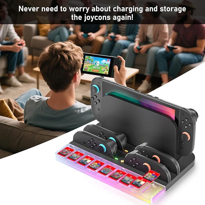 Charger Dock Station for Nintendo Switch 2 Joycon, Switch 2 Charging Dock - Image 7