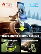 Bracketron MagSafe Car Mount, MagAlign Max Magnetic Phone Holder - Image 7