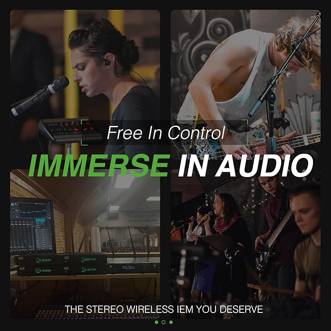 Phenyx Pro Wireless in Ear Monitor System, True Stereo UHF IEM, in Ear Monitors - Image 5