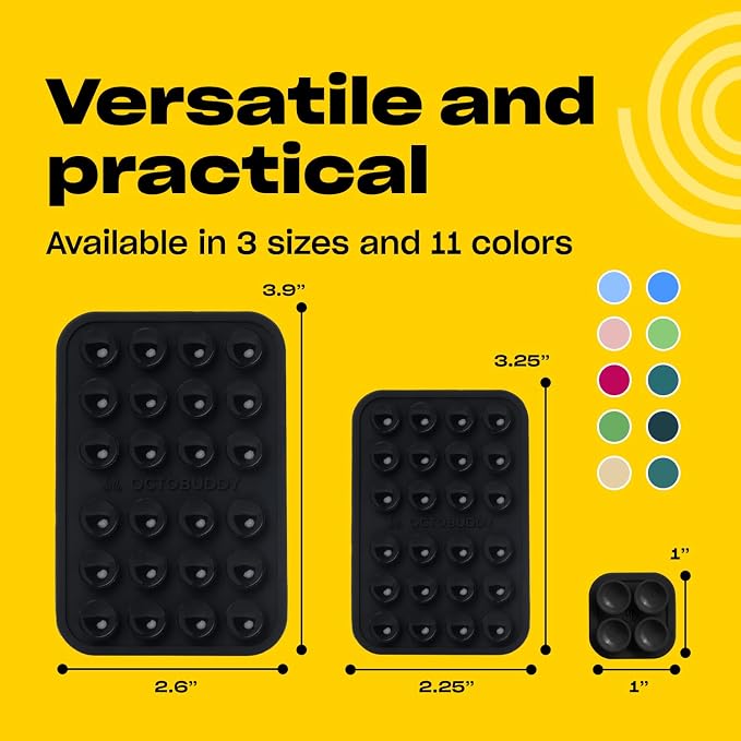 Classic - Silicone Suction Phone Case Adhesive Mount - Hands-Free, Strong Grip - Image 6