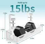 Under Desk Cable Management Tray White, No Drill Desk Cable Management Organizer - Image 8