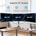 HUANUO Triple Monitor Stand - Image 2