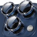 YWXTW Designed for iPhone 15 Pro/iPhone 15 Pro Max Camera Lens Protector Bling by YWXTW