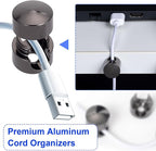 5 Sets Charger Holders for Cords, Adhesive Metal Cord Clips, Cable Management - Image 5