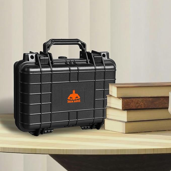 11.3x 7x 2.3 Inch Hard Case, Portable Weather Waterproof Protective Camera Case - Image 7
