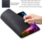 Mouse Pad, Gaming Mouse Pad, Galaxy Mouse Pad, Aurora Light Pattern Green and - Image 2