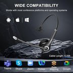 Callez Wired Computer Headset, 3.5mm/USB-C Headset - Image 4
