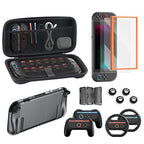 Switch 2 Accessories Bundle for Nintendo, 16-in-1 Game Kit: Carrying Case by BINBOKVR