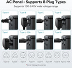 MOMAX Universal Travel Adapter, GaN 70W International Power Adapter, 3 USB-C PD - Image 5