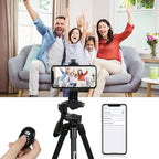Endurax 60" Phone Tripod for Canon Camera Stand - Image 7