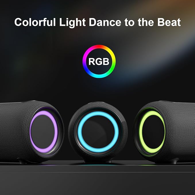 Passau Portable Bluetooth Speakers Loud 40W Peak Stereo Sound, Passive - Image 3