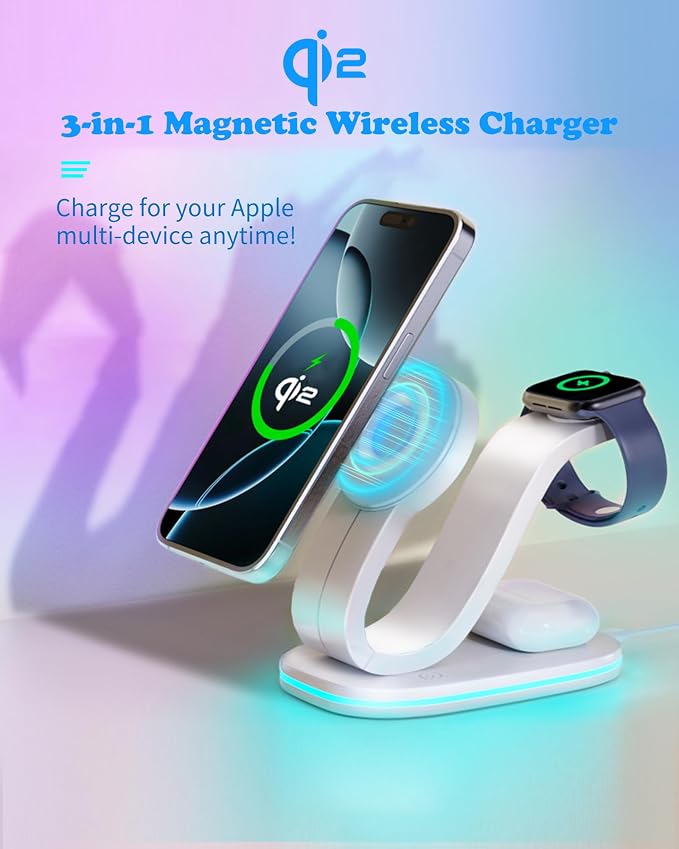 3 in 1 Wireless Charging Station - Image 4