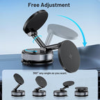 Magnetic Phone Holder for Car, Suction Cup Phone Mount, Foldable Vacuum - Image 5