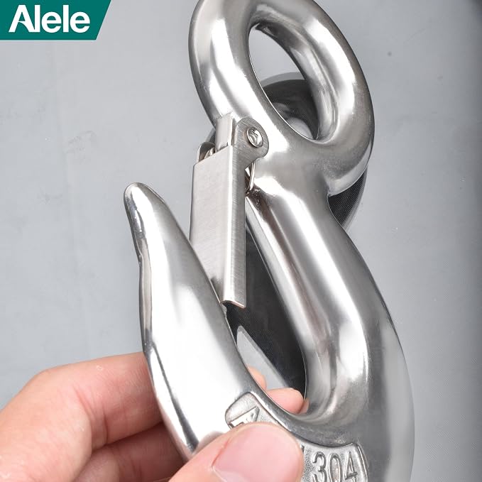 Alele Grab Hooks, 2T Crane Scale, Slip Hooks, Stainless Steel Heavy Duty - Image 5