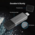 SABRENT SD Card Reader, High-Speed USB C to Micro SD Card Adapter, USB 3.0 OTG - Image 6