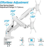 AVLT RGB Lights Dual 17”-43” Gaming Monitor Arm Desk Mount, Fits Two - Image 5