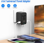 120W Universal Travel Adapter, GaN III International Power Adapter, 4 USB-C 1 - Image 3