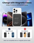 for Magsafe Battery Pack 12000mAh Magnetic Portable Charger Power Bank PD 22.5W - Image 5