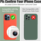 AGVEE 3+3 6 Pack for iPhone 12 Pro Max 6.7" Camera Lens Cover Protector - Image 3