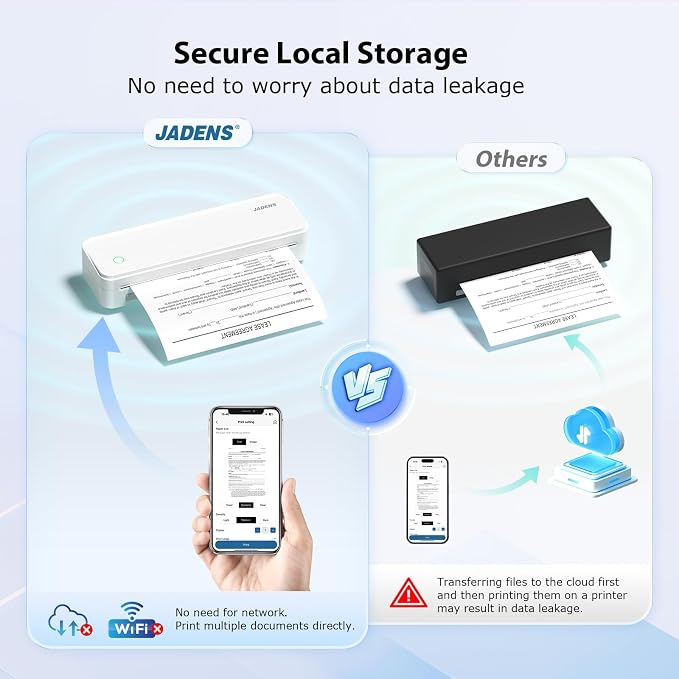 JADENS Portable Printers Wireless - Image 5