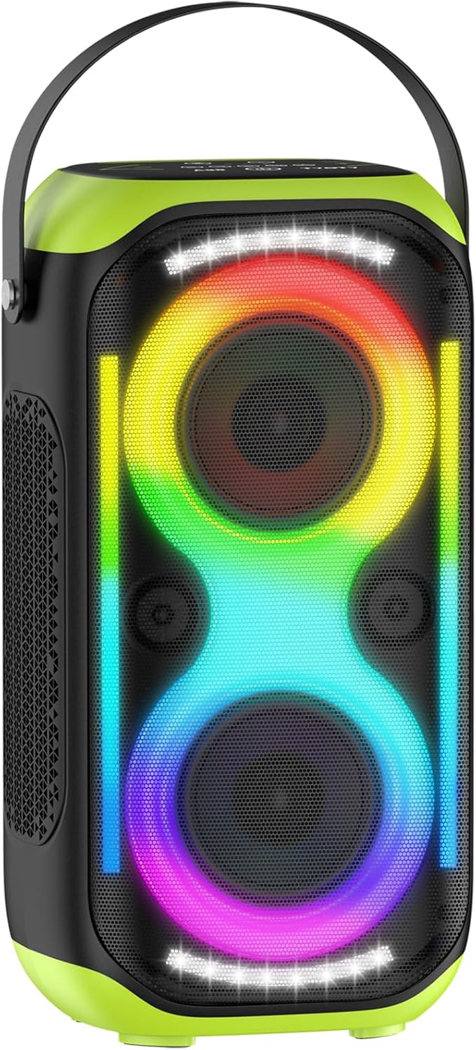 Bluetooth Speaker 160W Loud Wireless Boombox Portable Big Powerful Deep Bass by KaraokeMachinePartySpeaker