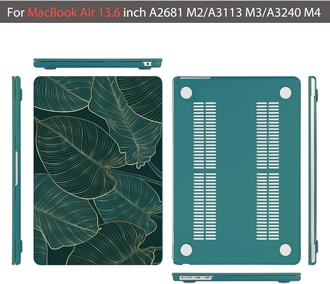 Teryeefi Compatible with MacBook Air 13.6 Case M2 M3 M4 2022-2024 2025 Release - Image 6