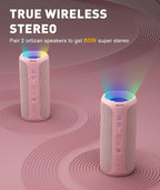 Ortizan Bluetooth Speakers, Portable Wireless Stereo Speaker - Image 4