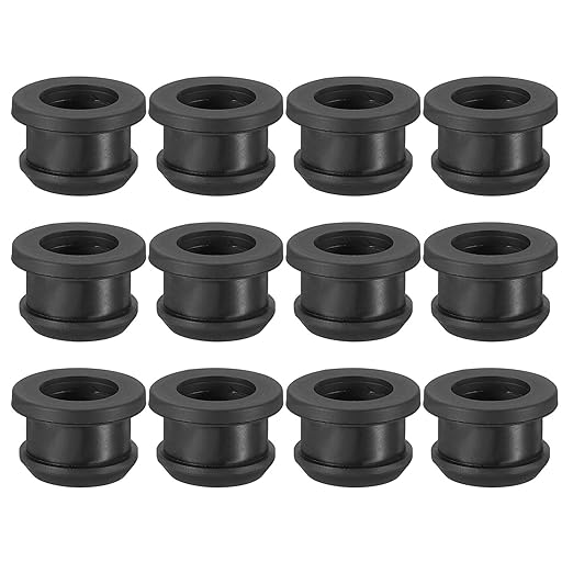 PATIKIL 13mm / 1/2 Inch Drill Hole, 3/8 Inch ID Rubber Grommets by PATIKIL