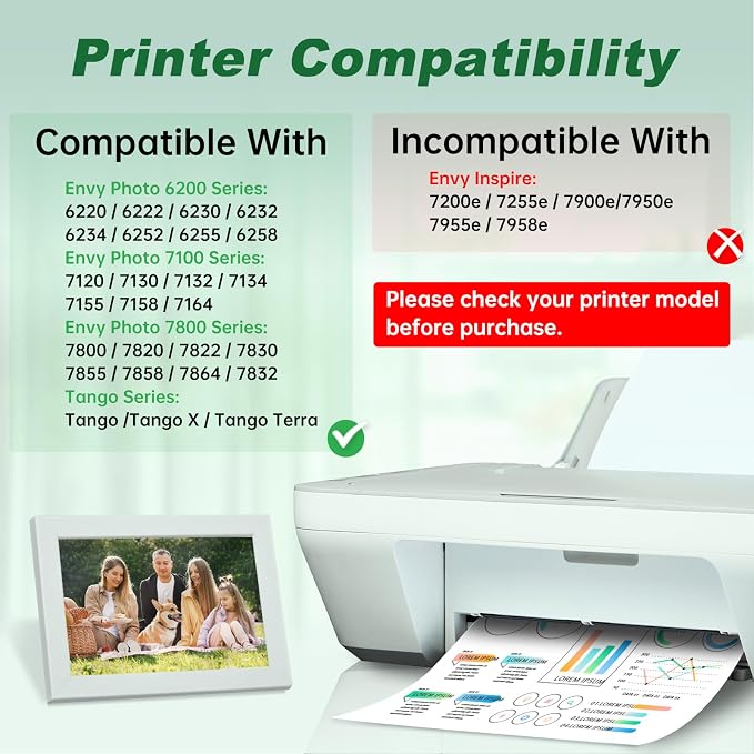 MYTONER 64XL Ink Cartridge Black/Color Combo Pack Remanufactured Replacement - Image 2