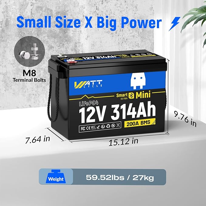 48V 314Ah Mini LiFePO4 Lithium Battery - Image 2