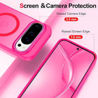 Magnetic for Google Pixel 9 Pro XL Case, Shockproof Slim Translucent Matte - Image 4