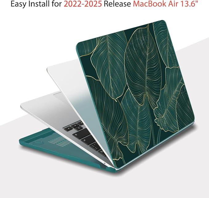 Teryeefi Compatible with MacBook Air 13.6 Case M2 M3 M4 2022-2024 2025 Release - Image 5