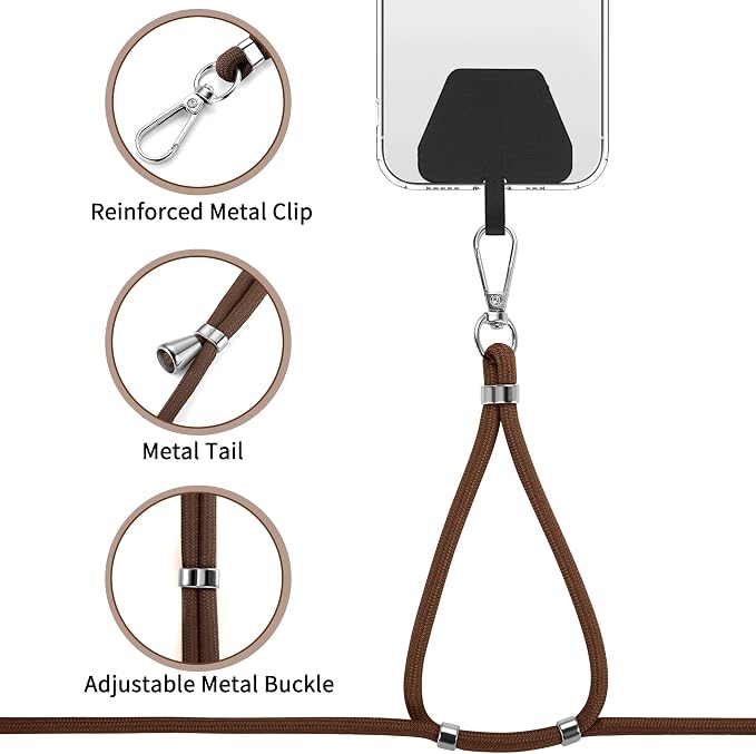 CACOE Phone Lanyard 2 Pcs-2 Pcs Adjustable Neck Strap, Universal Crossbody - Image 5