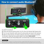 1080P Webcam with Microphone for Desktop, Computer Webcam Connect Bluetooth - Image 8
