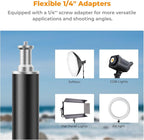 K&F Concept Light Stand for Photography, 9.1ft/2.8M Portable Extendable Photo - Image 2