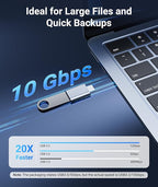 Syntech USB C Male to USB3 Female Adapter Compatible - Image 3