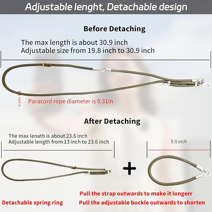 3-in-1 Adjustable Phone Lanyard Crossbody Cell Phone Neck Strap Universal - Image 2